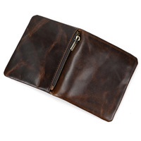 Dompet pria lipat dua RFID, kulit, dompet pria lipat dua, dompet desainer koin ramping, dompet kartu kredit