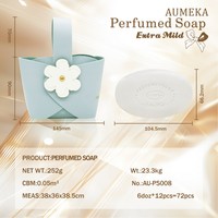 Savon parfumé au sel d'océan PS008, nettoyage doux, soin corporel premium, mousse longue durée, savon en barre parfumé de luxe