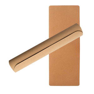 Tapis de yoga en liège en caoutchouc de 5mm de long feuille de mise à la terre <span class=keywords><strong>d</strong></span>'entraînement écologique pour l'approvisionnement en exercice essentiel de fitness - Product Image 6