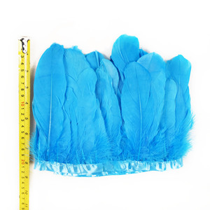 14-20 Precio de Fábrica, Ribete de <span class=keywords><strong>Plumas</strong></span> de Ganso Personalizado, Venta al por Mayor, Cinta de <span class=keywords><strong>Plumas</strong></span> de Primera Calidad - Product Image 5