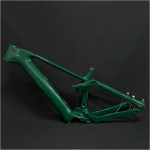 Cuadro de bicicleta eléctrica de fibra de carbono 29er de alto rendimiento, suspensión completa, compatible con Bafang M820, Glossy Fin <span class=keywords><strong>Ish</strong></span>, pantalla DPC030 - Product Image 4