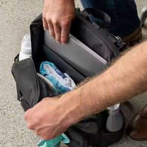 Sac à langer gratuit pour hommes, sac à dos à 8 poches pour bébé, sac à dos tactique Molle pour papas - Product Image 5
