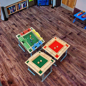 2-4 giocatori di legno di grandi dimensioni mistica chiudere la scatola Mini dadi fino alla scommessa di formazione nel <span class=keywords><strong>gioco</strong></span> da tavolo di <span class=keywords><strong>matematica</strong></span> per adulti e bambini - Product Image 3