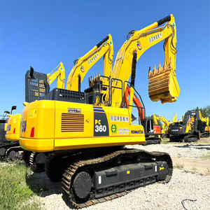 Excavadora de orugas Komatsu PC360 usada en venta, buen estado, excavadora de orugas Komatsu PC350 PC200 PC220 PC400 para exportación - Product Image 1