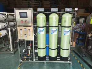 0.5T Ro Waterzuiveringsmachine Omgekeerde Osmose Plant Prijs Met Plc Touchscreen