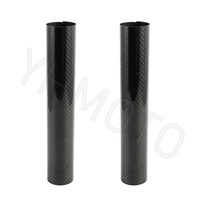 Pour 2024+ KTM GASGAS HUSQVAN FE TE EXC TPI Six Day ES 250 300 450 Pièces de moto Protection de fourche en fibre de carbone