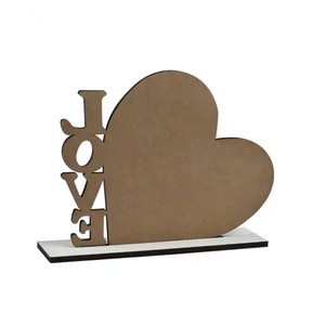 Di alta qualità Custom in bianco sublimazione <span class=keywords><strong>cuore</strong></span> amore foto <span class=keywords><strong>cornice</strong></span> MDF telaio in <span class=keywords><strong>legno</strong></span> per fai da te artigianato creativo e regali - Product Image 3