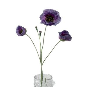 Hot <span class=keywords><strong>Sale</strong></span> Single 5 Cabeça Papoula Flores Anêmona Branco Artificial Anêmona Mar Flor para Casa Interior Decoração Do Casamento - Product Image 6