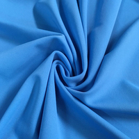 Nouvel arrivage de tissu tricoté extensible dans 4 sens, tissu extensible uni et imperméable pour vêtements de natation