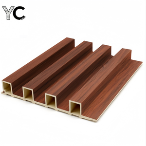 工場卸売 埋め込み式PVC大理石調ホワイトウッド3D壁パネル＆WPC壁パネル - Product Image 2