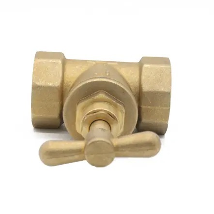 Premium Brass Globe Valve Single-Handle Double Thread Copper Water Stop Valve for Plumbing · image 6