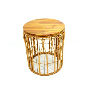 Mesa de Centro Minimalista de Nuevo Diseño, Superficie de Madera, Estructura de Hierro Resistente, Mueble Moderno y Ecológico para Sala de Estar - Product Image 1