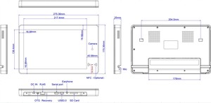 แท็บเล็ต 10 นิ้ว ระบบแอนดรอยด์ สำหรับแสดงผลดิจิทัล  เครื่องเล่นสื่อดิจิทัลแอนดรอยด์ - Product Image 6