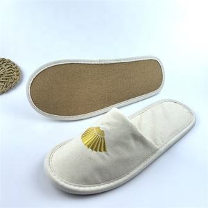 Pantoufles d'hôtel écologiques Commodités d'hôtel douces pour le voyage avec impression personnalisée pour les hôtels et les <span class=keywords><strong>vacances</strong></span> - Product Image 6