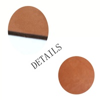 Tapis de souris d'ordinateur personnalisé en gros antidérapant étanche en cuir véritable protecteur de jeu table de bureau tapis de souris tapis