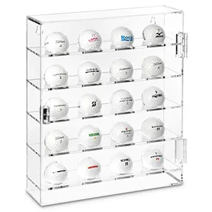 Acryl Golf Ballen Vitrine Kast Muur Rack Holder Clear Plastic Organizer Opslag