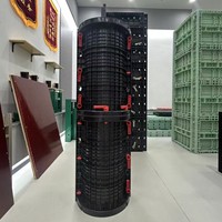 Encofrado de Plástico ABS Económico para Hormigón, Panel de Encofrado Ajustable para Pilares de Hormigón, Precio de Panel en China