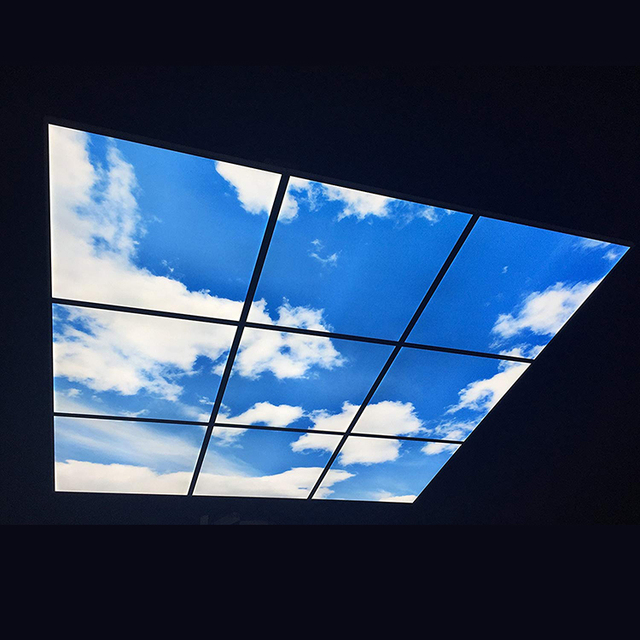 36W Framed Led Sky Ceiling Panel Light 600x600