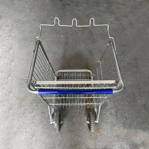 Carrito de Equipaje de Doble Capa RH-WT12 860*560*985mm, Carrito de Mano Metálico de Dos Niveles - Product Image 3