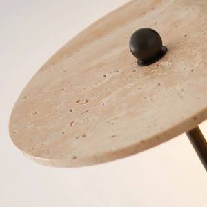 Lampe murale LED en bois jaune vintage, abat-jour en pierre semi-circulaire moderne, éclairage adapté à la chambre à coucher, au chevet, au salon - Product Image 5