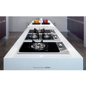 Prix promotionnel Usine de pierre artificielle Vente directe Comptoir de quartz blanc neige - Product Image 2