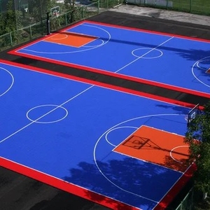 Custom Printed Nitrilel Rubber Logo Floor Door Mat <strong>3X3</strong> Basketball Court Flooring Basketball Court <strong>Tiles</strong> Outdoor - Product Image 3