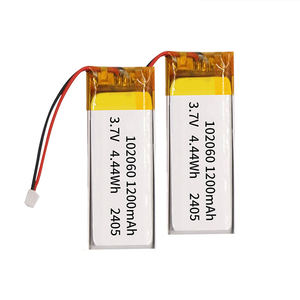<span class=keywords><strong>102060</strong></span> מותאם אישית 4.4wh 1200mah <span class=keywords><strong>3.7v</strong></span> lipo כיס ליתיום סוללות נטענות זול מחיר li-po עבור מכשירי חשמל ביתיים - Product Image 2