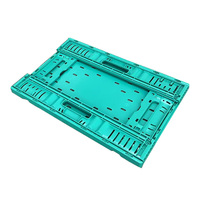 Caisse en plastique pliable emboîtable robuste pour le stockage Expédition de pain Viande Oeufs Tomates Fruits Légumes Poulet Fabriqué en PP