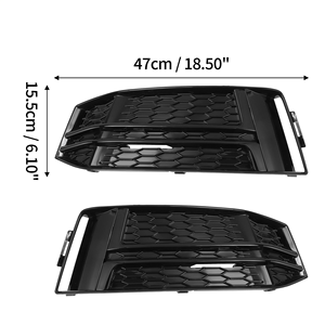 Cubierta de Plástico para Faros Antiniebla Delanteros, Nueva, de Alta Calidad, Fácil Instalación, Estilo Deportivo para Audi A4 B9 2017-2019 Sline - Product Image 4