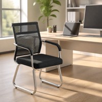 Chaise de conférence ergonomique en maille, confortable et best-seller, idéale pour les bureaux et les immeubles de bureaux