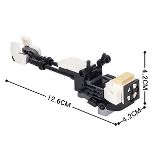 Set de Construcción de Motocicleta Speeder AvA de <span class=keywords><strong>Space</strong></span> <span class=keywords><strong>War</strong></span> 614, Kits de Bloques de Construcción DIY, Ladrillos MOC, Juguetes para Niños, Mould King MOC2009 - Product Image 2