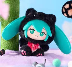 Nueva Llegada, 100% Original, Juego de 6 Muñecos de Peluche de Vinilo Kawaii de <span class=keywords><strong>Hatsune</strong></span> <span class=keywords><strong>Miku</strong></span> y Animales del Bosque, Figuras Adorables en Caja Sorpresa - Product Image 4