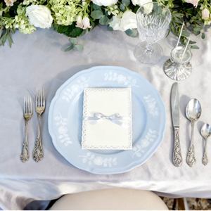 Vajilla de Cerámica de Estilo Nórdico con Relieve Clásico Europeo, Elegancia Refinada, Platos Románticos para Bodas - Product Image 6