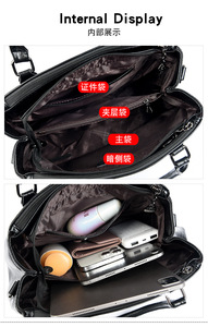 Nuevo Bolso Bandolera de Moda, Gran Capacidad, de Cuero Suave, Bolso de Mano para Mujer, Diseño de Lujo - Product Image 6