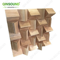 Panneau de diffuseur acoustique en bois laqué de théâtre, diffuseur QRD 2D/3D/diffuseur QRD de régulation de haute qualité