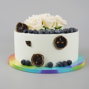 Sunshine Factory Wholesale Custom 10/12 Inch Size Golden Foil Thick Round Cake Board Corrugated Cake Board <b>Drum</b> - Product Image 6