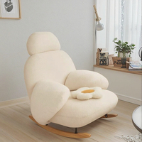 Fauteuil pouf inclinable en tissu pour salon, en forme de L, en coton, mobilier moderne pour la maison, confort doux