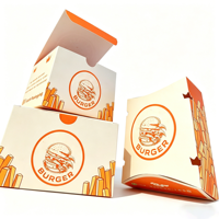Boîte d'emballage personnalisée pour frites à emporter, emballage pour camion de restauration rapide, conteneur alimentaire, boîtes pour nuggets de poulet frit