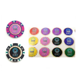 Bán Sỉ Nhãn Dán <span class=keywords><strong>Laser</strong></span> Ba Chiều Dập Nổi Nhãn Dán Chip Poker Ba Chiều Sòng Bạc Kim Loại <span class=keywords><strong>Mini</strong></span> Chơi Gôn - Product Image 3