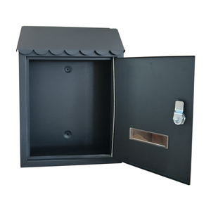 Caja <span class=keywords><strong>de</strong></span> hierro montada en la pared para exteriores 313, buzón colgante <span class=keywords><strong>de</strong></span> pared, almacenamiento <span class=keywords><strong>de</strong></span> quejas, buzón <span class=keywords><strong>de</strong></span> hierro duradero para uso comercial residencial - Product Image 4