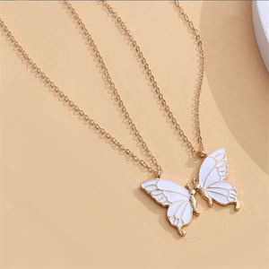 2023 Offre Spéciale argent pendentif collier fille bijoux breloque papillon collier chaîne meilleur ami amitié collier pour les femmes - Product Image 1