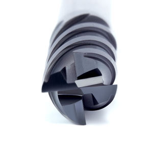 مطحنة طرف 4 فلوت من الكربيد-HRC55 قاطع طحن باستخدام الحاسب الآلي للمعادن (الفولاذ والألومنيوم والفولاذ المقاوم للصدأ)-أداة قطع مسطحة دقيقة - Product Image 5