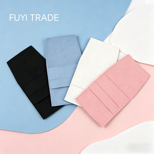 Luxury Microfiber <b>Jewelry</b> Envelope Pouch Custom Logo Square Flap Bag for Rings Necklaces Bracelets Storage - Product Image 1
