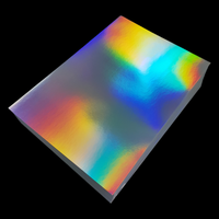 Papel Adhesivo Holográfico A4 de Alta Calidad Tipo Cáscara de Huevo Imprimible Autoadhesivo Troquelado Autodestructible Frágil para Teléfonos Móviles