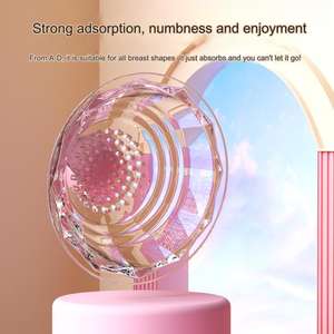 Pro 2 USB şarj edilebilir vibratör üst gizli + emme modu gezgin klitoris stimülatörü ABS + silikon malzeme güvenli seks - Product Image 5