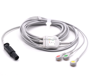 สาย <span class=keywords><strong>ECG</strong></span> <span class=keywords><strong>OEM</strong></span> 3ตะกั่วใช้ได้กับสาย <span class=keywords><strong>ECG</strong></span> 107 105 Kontron - Product Image 3