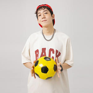 Camiseta de Verano para Hombre, Retro, 100% Algodón, 180g, Tejido de Punto, Cuello Redondo, Talla Grande, Transpirable, Venta al Por Mayor - Product Image 2