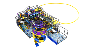 Terrain de jeu intérieur multifonction Trampolines extérieurs à structure en acier Piscine en mousse pour enfants Vente de parcs <span class=keywords><strong>Occasions</strong></span> en plastique ASTM - Product Image 6