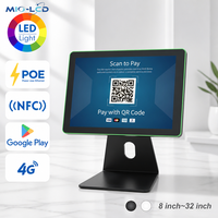 Tablette Android 10,1 pouces pour café, avec fonction de paiement par numérisation et affichage promotionnel, prise en charge PoE