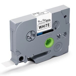 Kompatibles TZe-221 9mm Schwarz auf Weiß Etikettenband Standard Laminiertes Klebeetikettenband für Brother <span class=keywords><strong>P</strong></span>-touch Drucker - Product Image 1